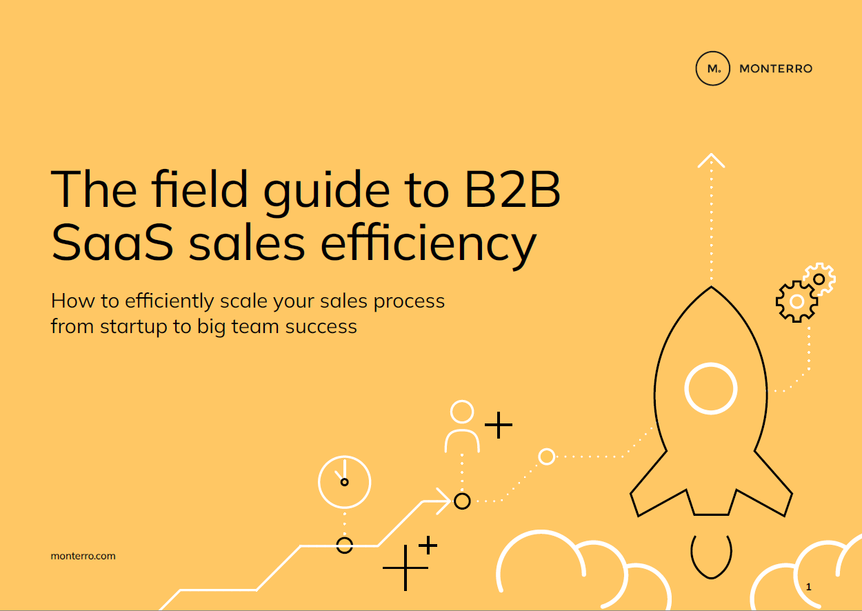 Sales Efficiency Ebook Frontpage